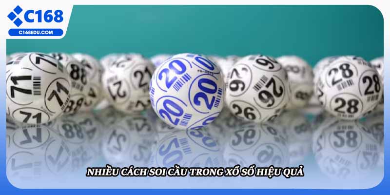 Nhiều cách soi cầu trong xổ số hiệu quả